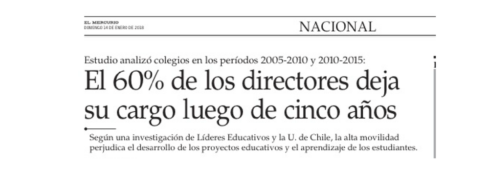El 60% de los directores deja su cargo luego de cinco años