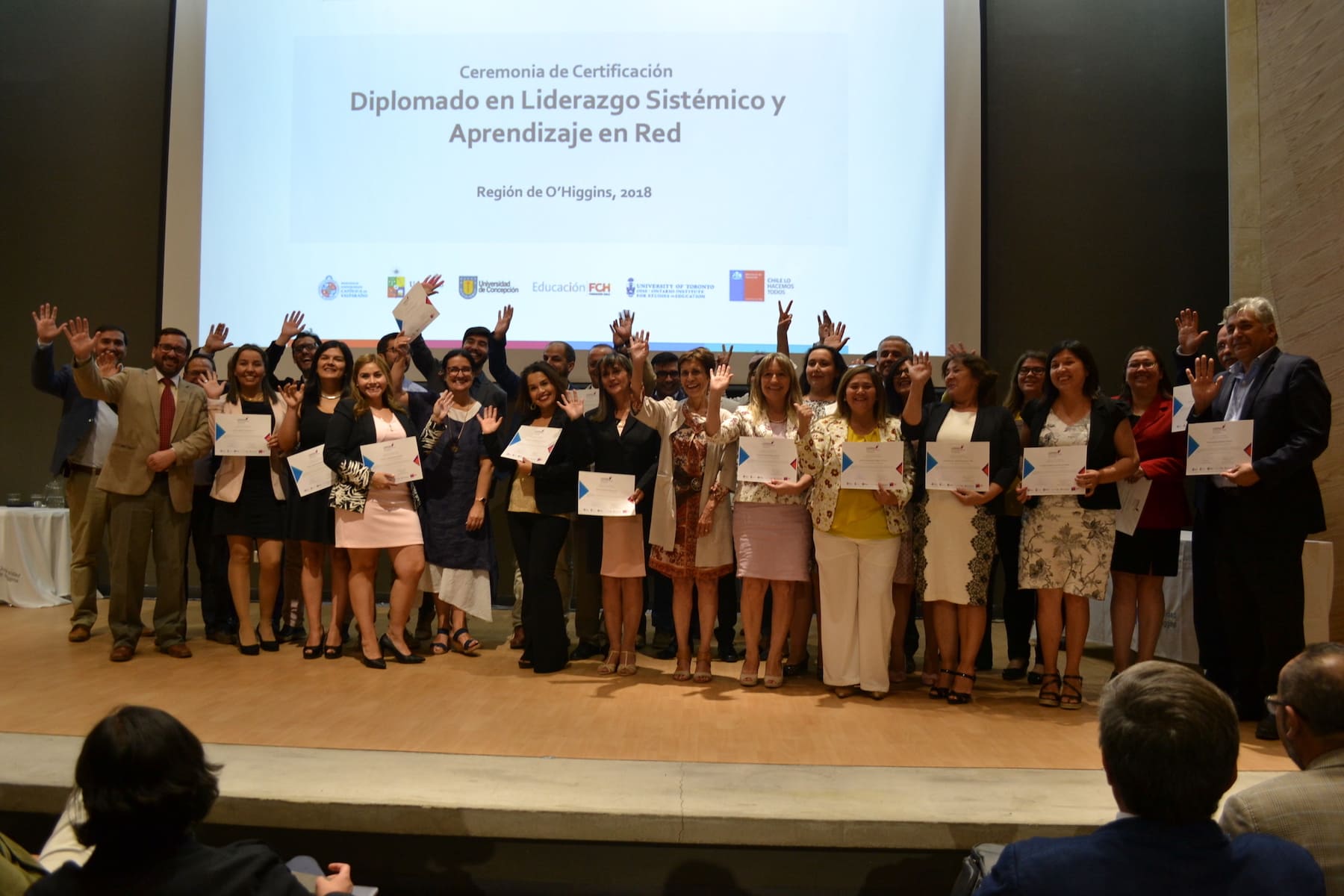 Certifican en liderazgo sistémico y aprendizaje en red a 30 directores y jefes de UTP de la Región de O’Higgins