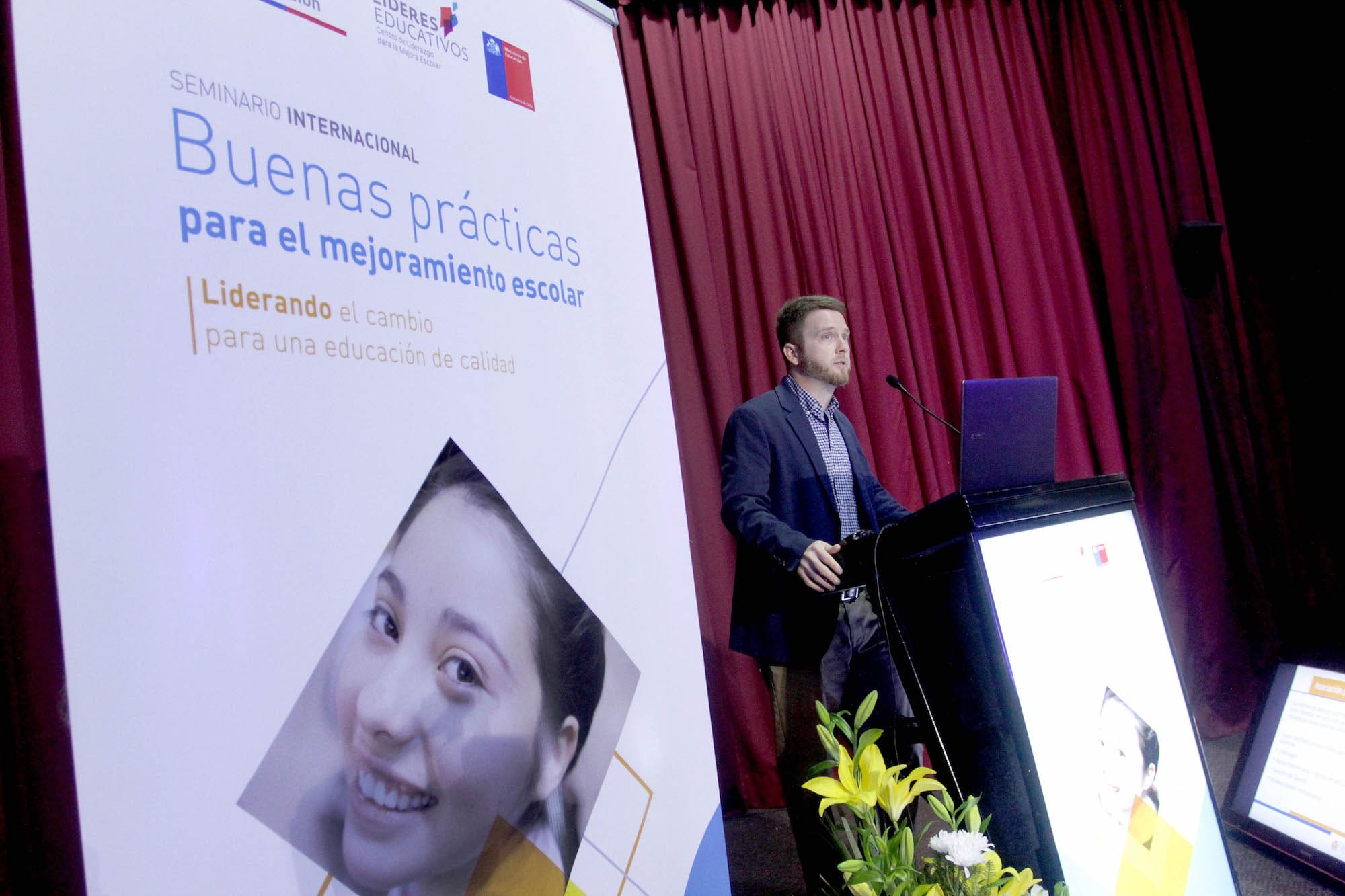 Amplia convocatoria tuvo seminario internacional centrado en liderazgo y mejoramiento escolar en Valparaíso