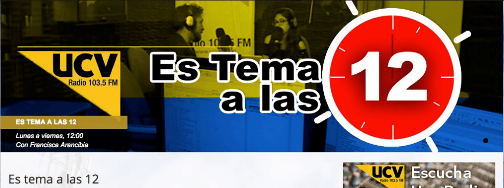 UCV RADIO – Directora Ejecutiva de LIDERES EDUCATIVOS analiza Aula Segura y el Sistema de Admisión Escolar