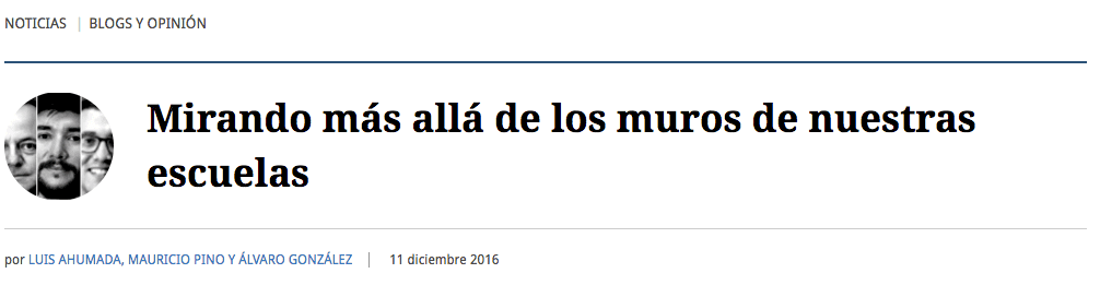 Mirando más allá de los muros de nuestras escuelas