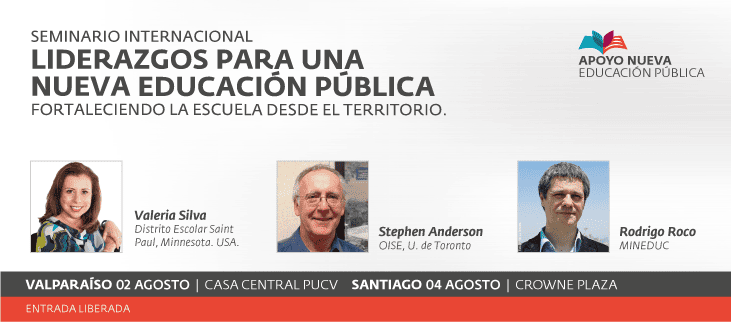 Seminario Internacional “Nuevos liderazgos para la Educación Pública: Fortaleciendo la Escuela desde el territorio”