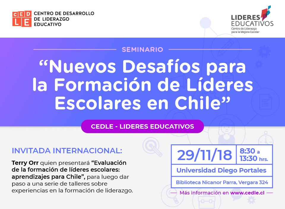 Streaming Seminario “Nuevos desafíos para la formación de líderes escolares en Chile”
