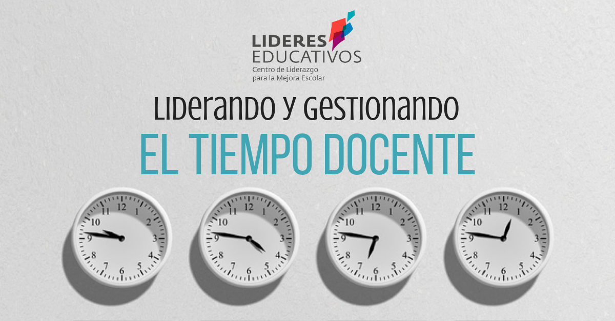 Liderando y gestionando el tiempo docente