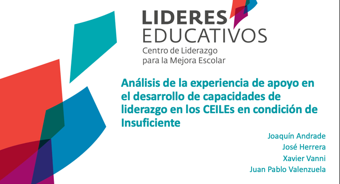 Análisis de la experiencia de apoyo en el desarrollo de capacidades de liderazgo en los CEILEs en condición de Insuficiente