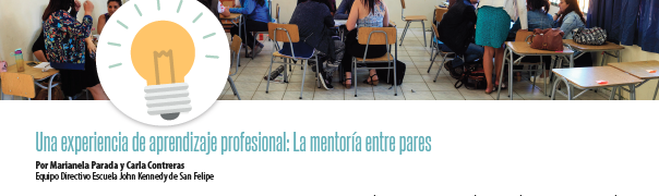 Una experiencia de aprendizaje profesional: La mentoría entre pares