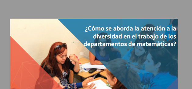 ¿Cómo se aborda la atención a la diversidad en el trabajo de los departamentos de matemáticas?