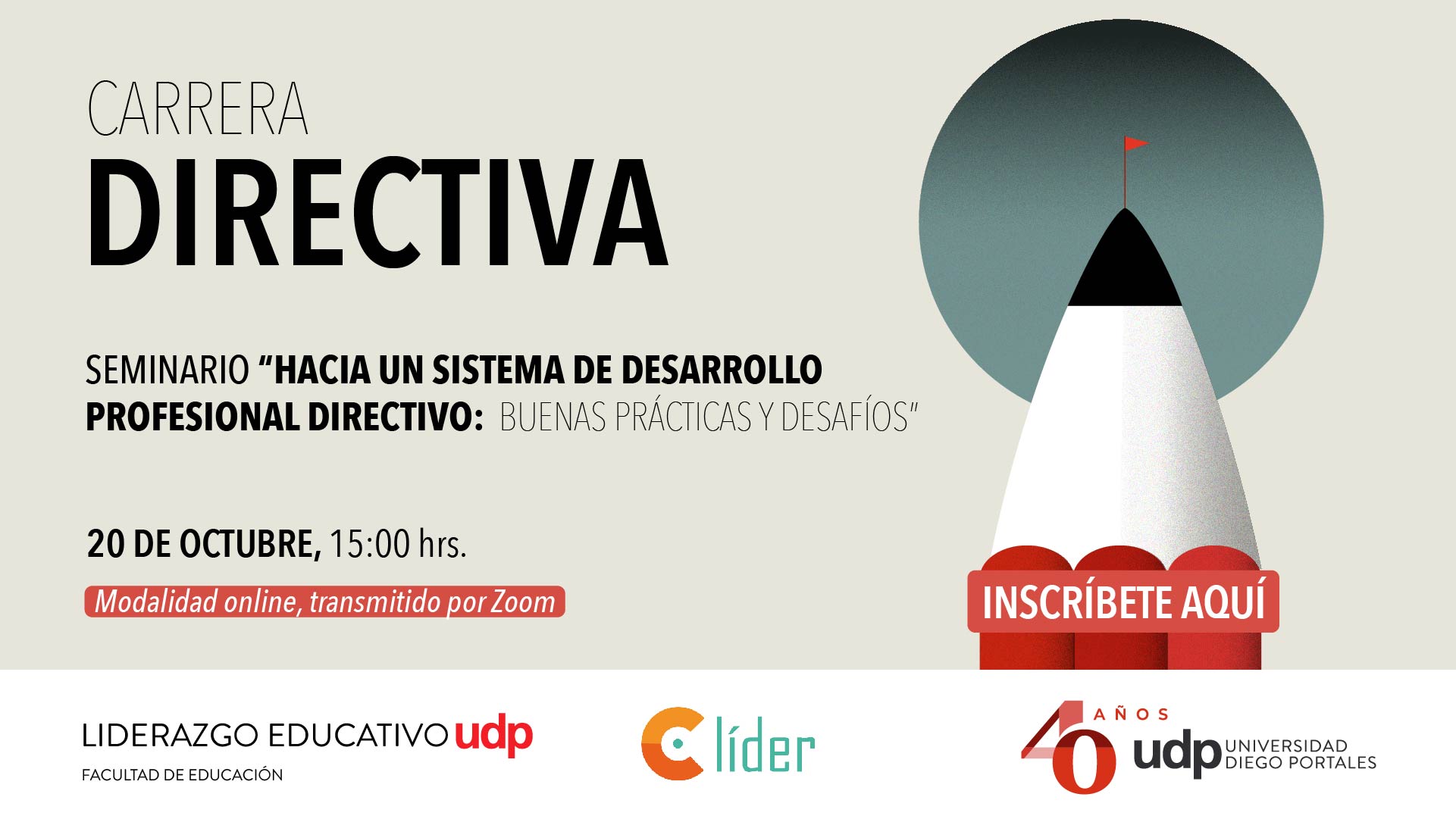 Evento recomendado: Seminario CARRERA DIRECTIVA “Hacia un Sistema de Desarrollo Profesional Directivo: Buenas Prácticas y Desafíos”