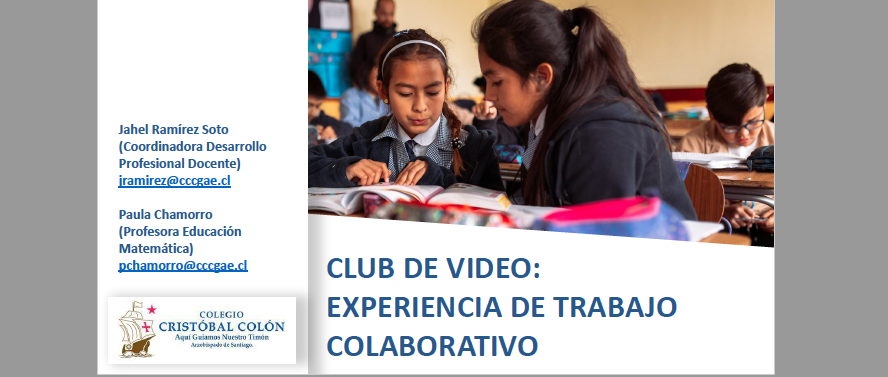 Presentación Club de Video: Experiencia de Trabajo Colaborativo