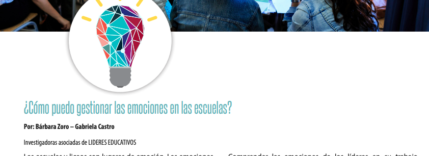 ¿Cómo puedo gestionar las emociones en las escuelas?