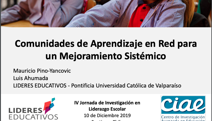 Comunidades de Aprendizaje en Red para un Mejoramiento Sistémico