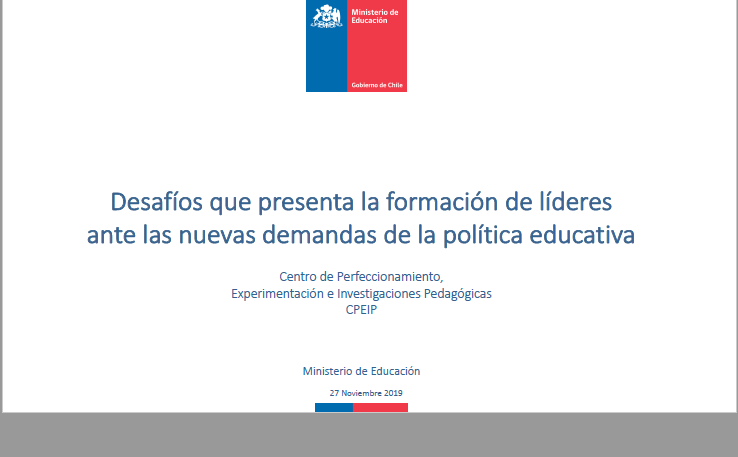 Desafíos que presenta la formación de líderes ante las nuevas demandas de la política educativa