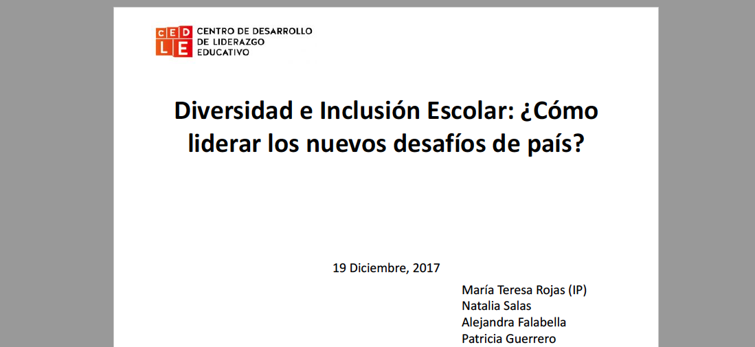 María Teresa Rojas: Diversidad e Inclusión Escolar: ¿Cómo liderar los nuevos desafíos de país?