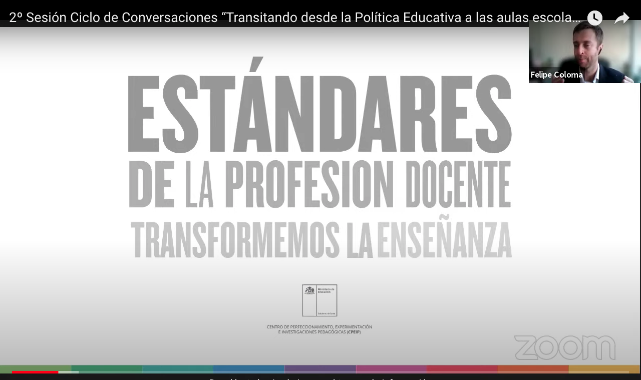 2º Sesión: Ciclo de Conversaciones “Transitando desde la Política Educativa a las aulas escolares”