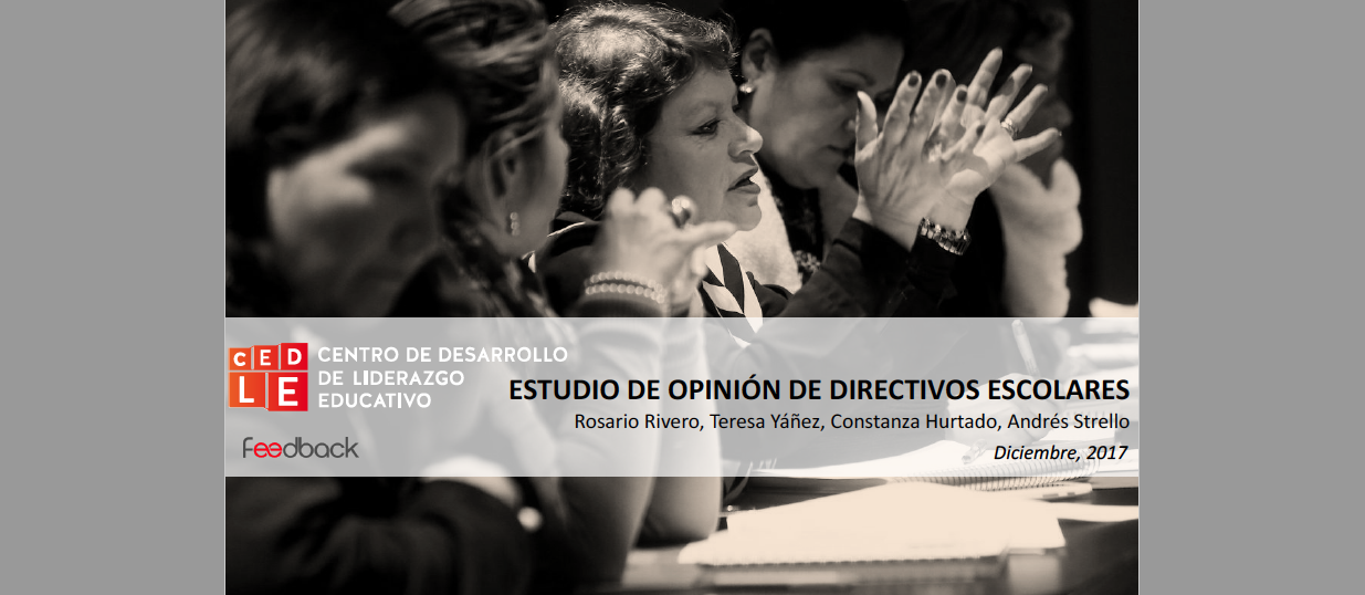 Rosario Rivero: Estudios de opinión directivos escolares
