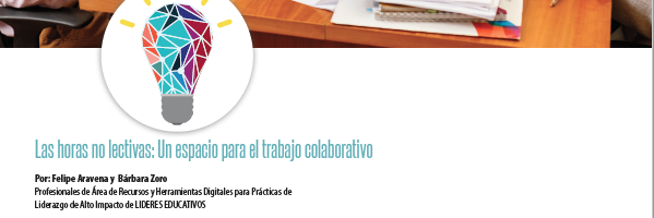 Las horas no lectivas: Un espacio para el trabajo colaborativo
