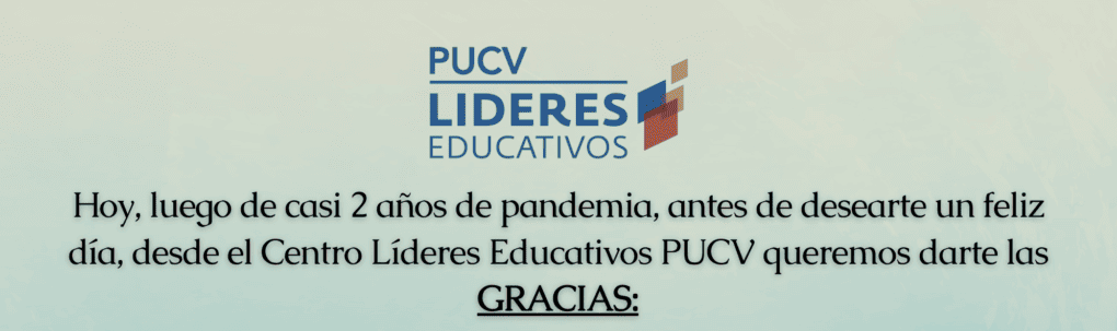 ¡Gracias por ser profesores y profesoras!