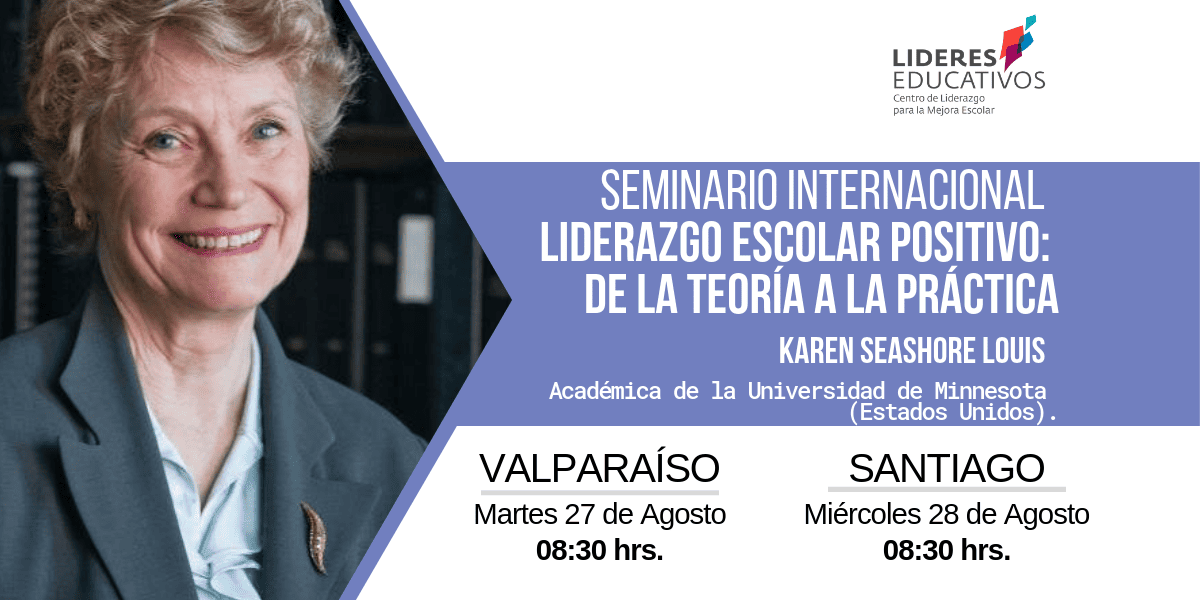 Eventos reunirán las experiencias de académica internacional y líderes escolares chilenos en Santiago y Valparaíso