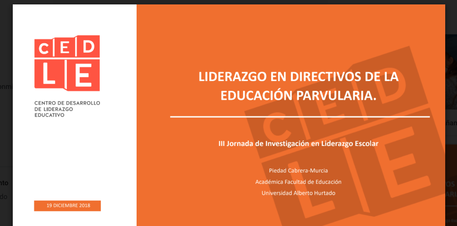 Liderazgo en directivos de la Educación Parvularia