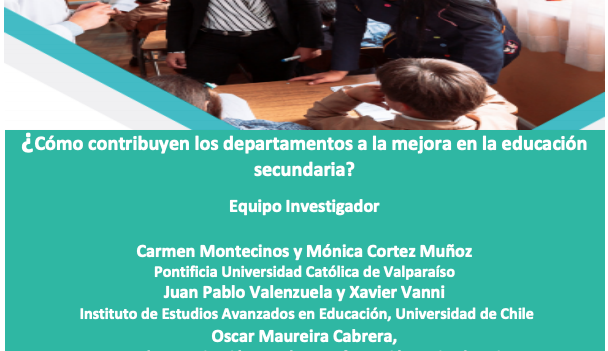 Presentación ¿Cómo contribuyen los departamentos a la mejora en la educación secundaria?