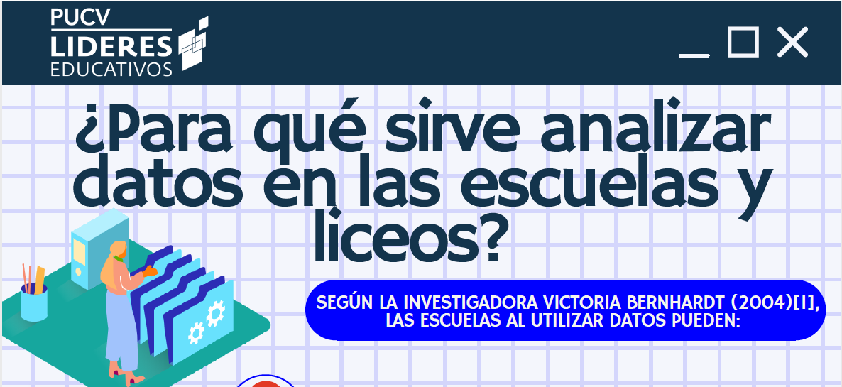 ¿Para qué sirve analizar datos en las escuelas y liceos?