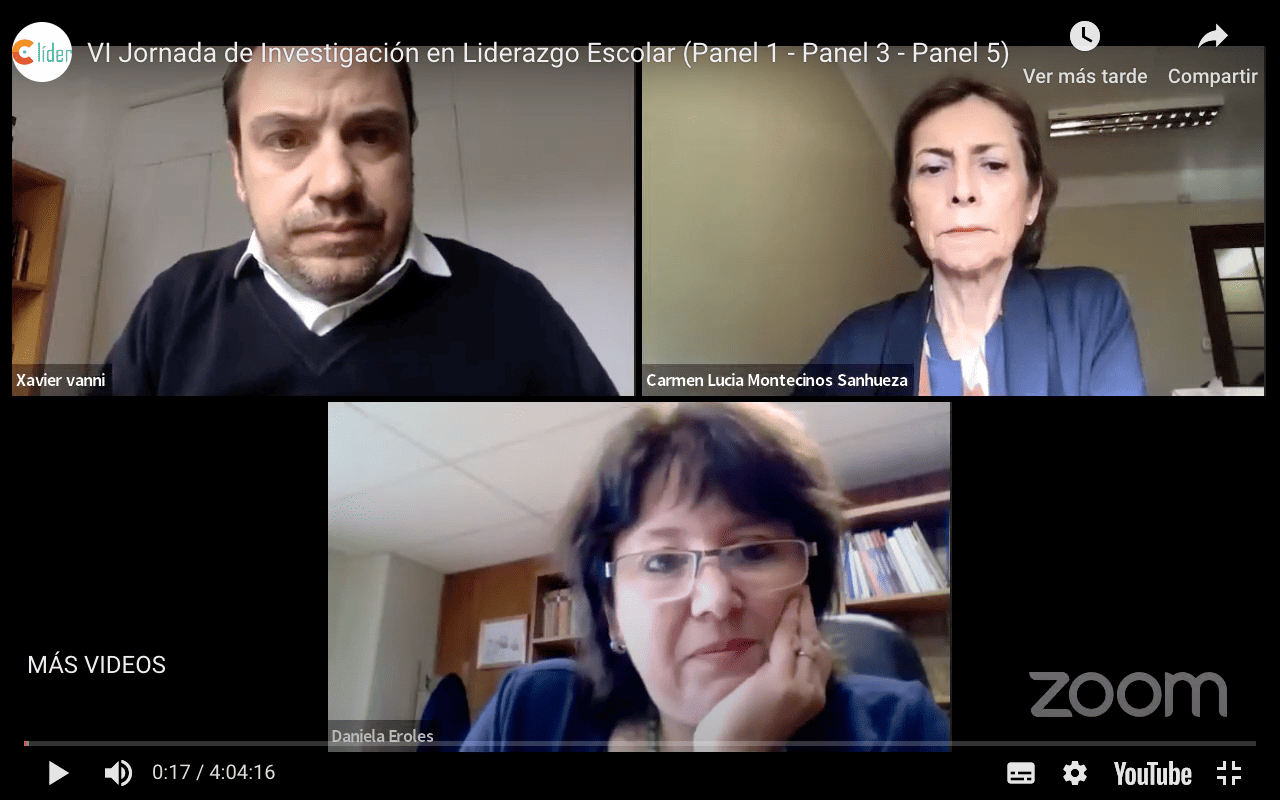 Centros de Liderazgo creados en convenio con el Mineduc se reúnen en Seminario a presentar avances y resultados de sus principales investigaciones