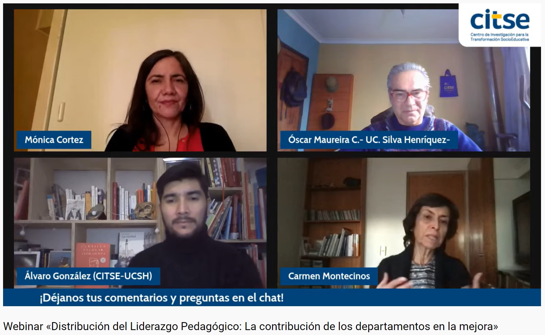 Profesionales de Líderes Educativos PUCV presentan resultados de proyecto Fondecyt sobre Distribución del Liderazgo Pedagógico
