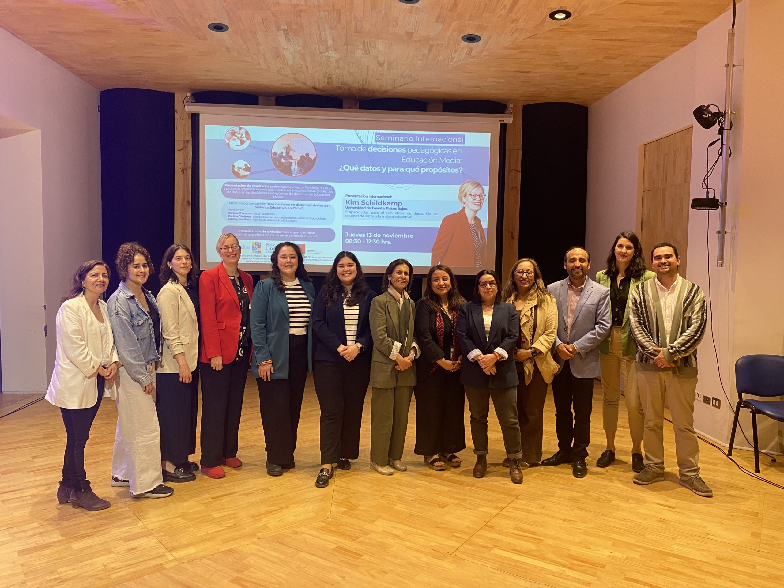 Seminario Internacional de Líderes Educativos PUCV abordó cómo fortalecer el uso de datos para la mejora educativa en Chile