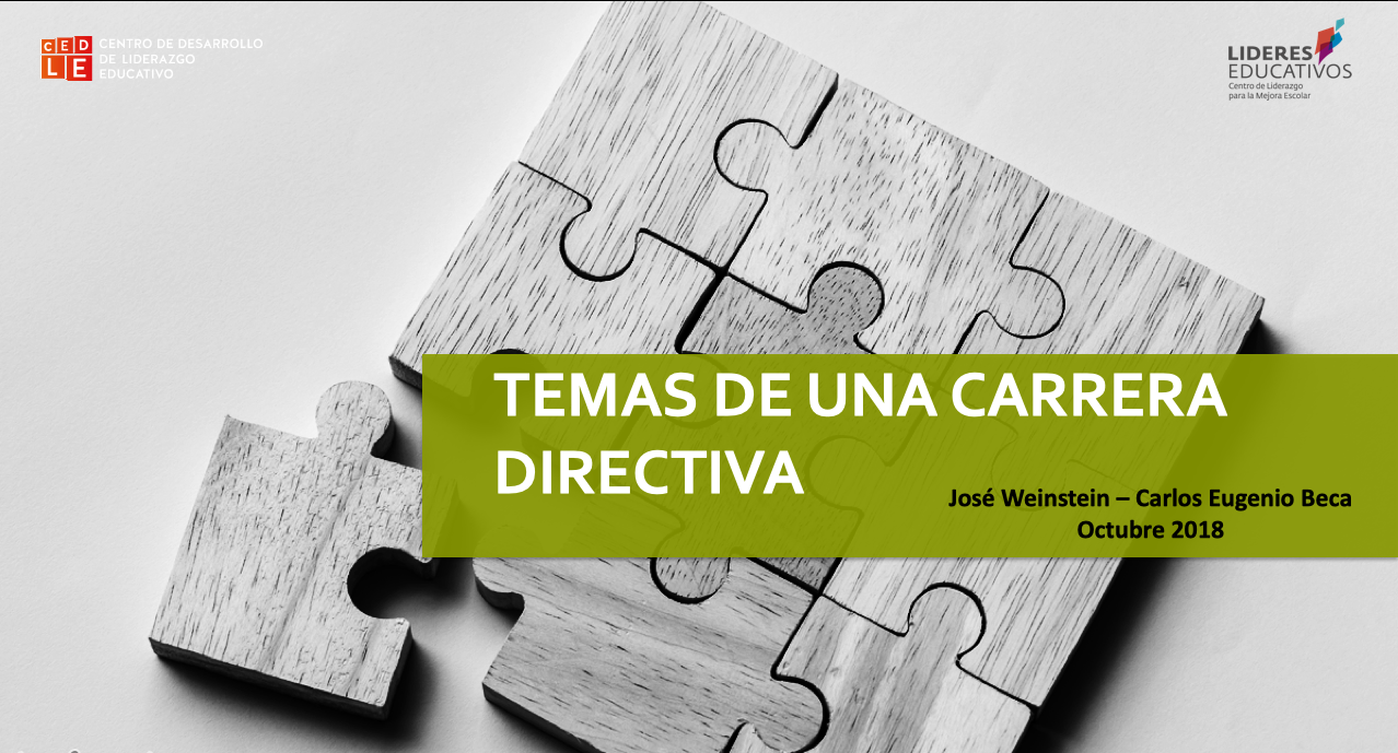 Temas de una Carrera Directiva