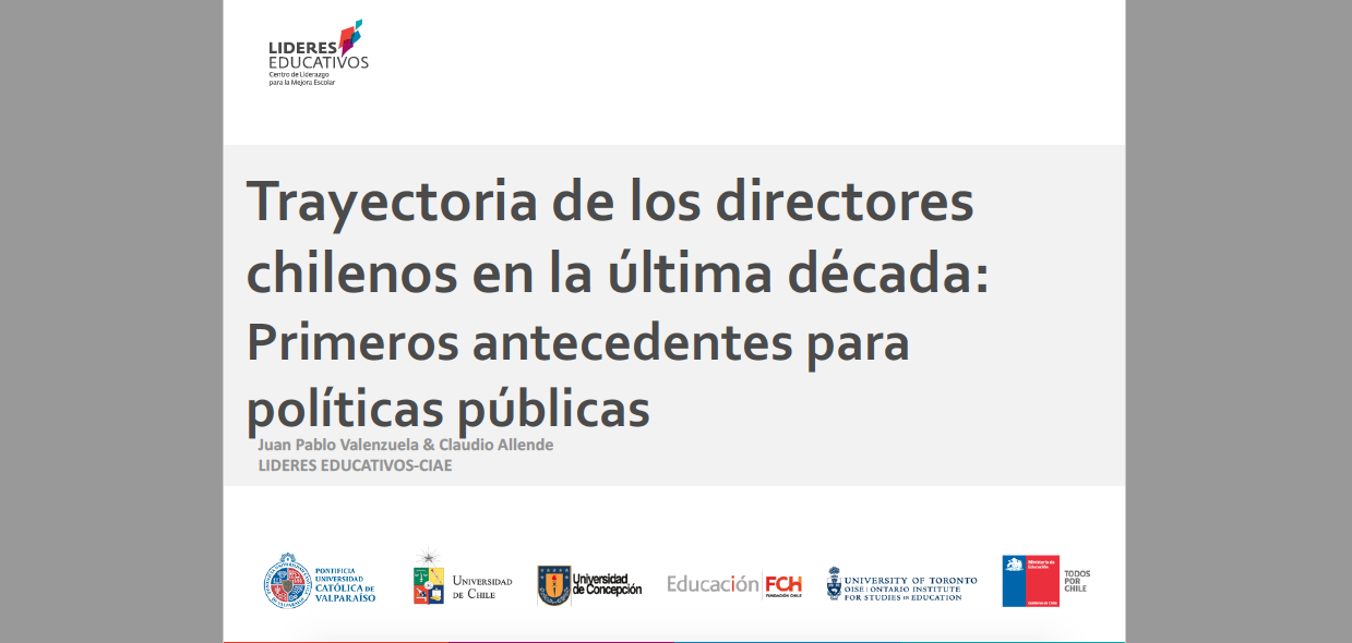 Juan Pablo Valenzuela: Trayectoria de los directores chilenos en la última década: Primeros antecedentes para políticas públicas