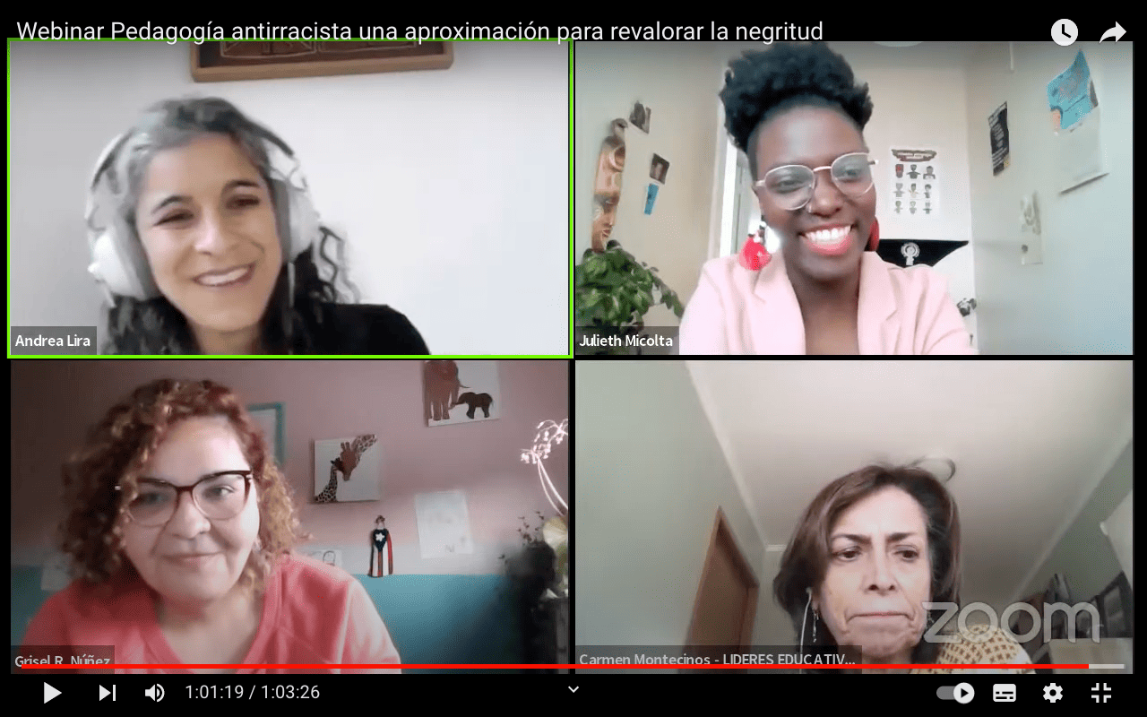 Propuesta de pedagogía antirracista dirigida al trabajo con afrodescendientes es abordada en Webinar del Centro Líderes Educativos PUCV