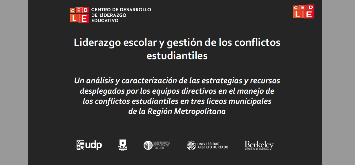 Javiera Peña: Liderazgo escolar y gestión de los conflictos estudiantiles