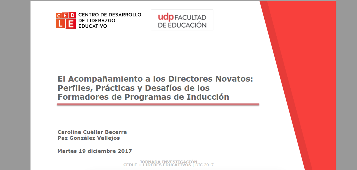 Carolina Cuéllar: El Acompañamiento a los Directores Novatos: Perfiles, Prácticas y Desafíos de los Formadores de Programas de Inducción