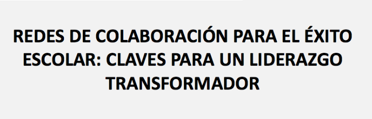 Jordi Longás: “Redes de colaboración para el éxito escolar: claves para un liderazgo transformador”